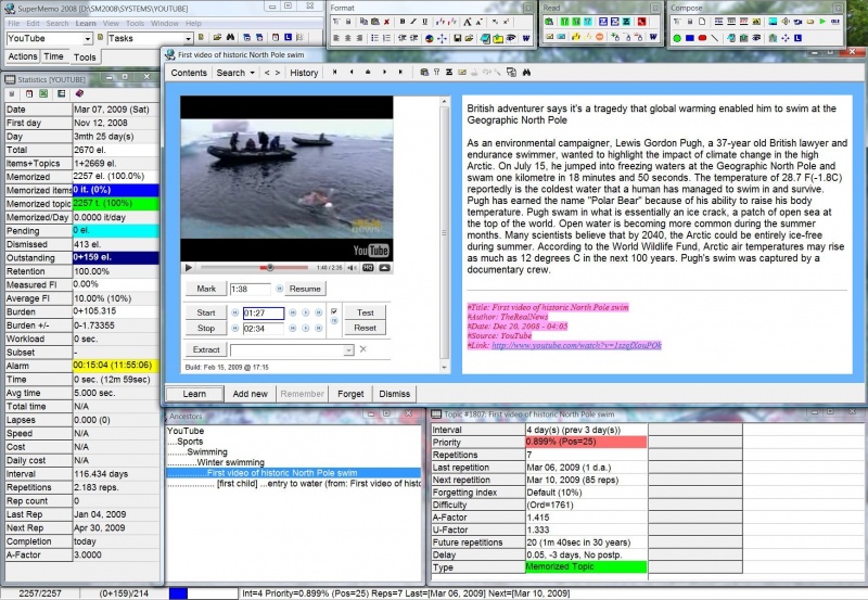 SuperMemo: Incremental video with SuperMemo 2008